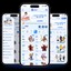 Bộ sưu tập biểu tượng đại diện cho các loại cookie khác nhau